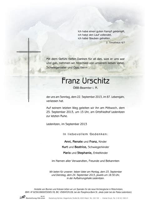 Parte F R Franz Urschitz Pax Requiem