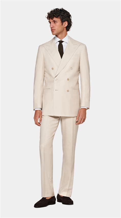 Sand Custom Made Suit In Pure S S Wool Suitsupply Us