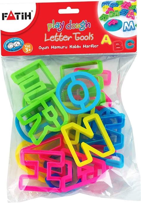 Playdoh Letters Tools. Dough cutters.: Amazon.co.uk: Toys & Games