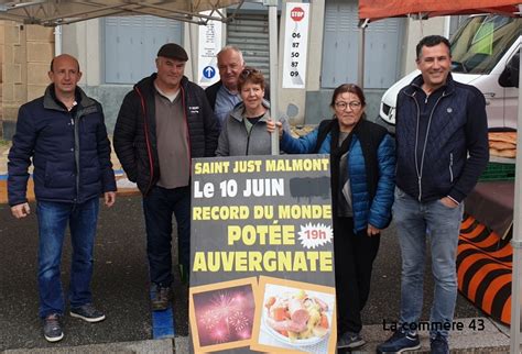 Une potée auvergnate à partager à Saint Just Malmont le 10 juin La