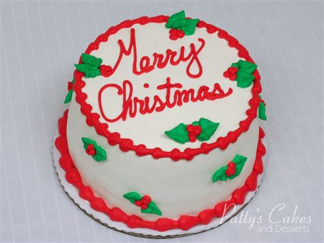 Photo Of A Merry Christmas Cake Patty S Cakes And Desserts