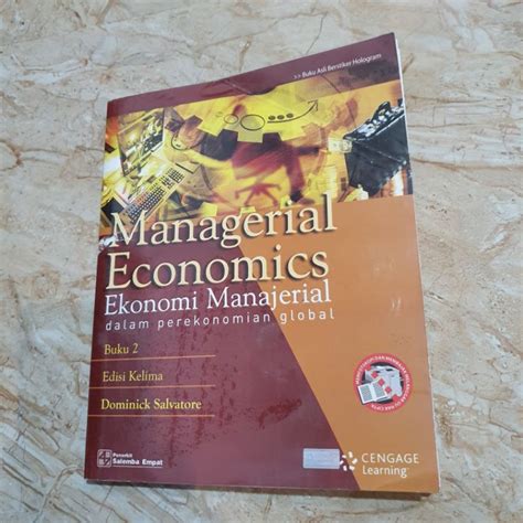 Jual PRELOVED Buku Managerial Economics Buku 2 Edisi Kelima Shopee