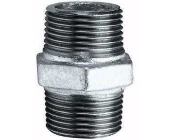 Gi Hex Nipple Galvanised Iron Hex Nipple Latest Price Manufacturers