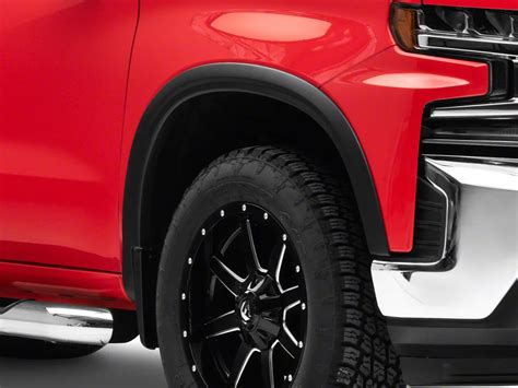 Air Design Silverado Oe Style Fender Flares Satin Black Gm A