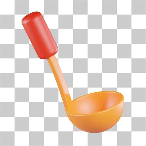 Premium PSD Kitchen Ladle Soup 3d Icon