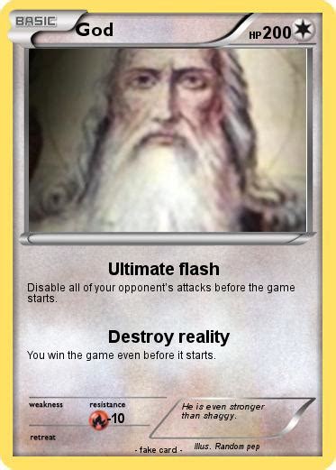 Pokémon God 1707 1707 Ultimate Flash My Pokemon Card