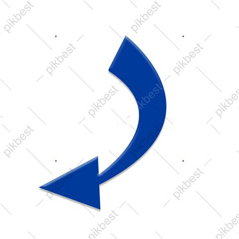 Flèche Bleue Vers Le Bas | PSD Éléments graphiques Téléchargement