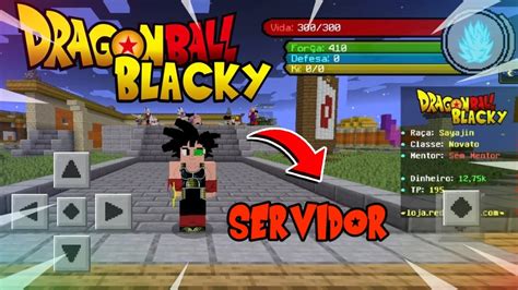 ATUALIZOU SERVIDOR DE DRAGON BALL PARA MCPE NPC S STATUS KITS