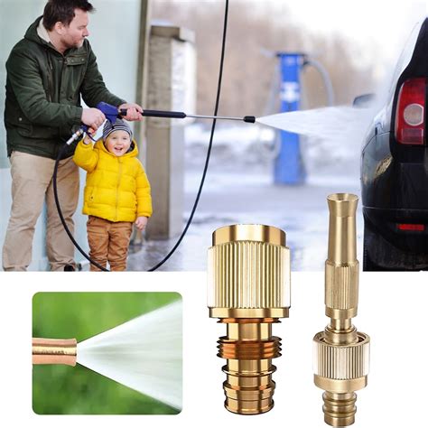 Guibest Pure Copper Direct Spray Nozzle Adjustable Water Mode Portable Car Wash High Pressure ...