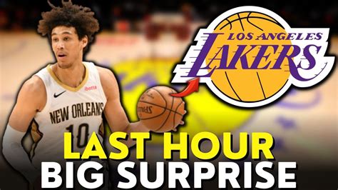 LAST HOUR LAKERS CONFIRMS NOBODY EXPECTED IT LAKERS UPDATE LOS