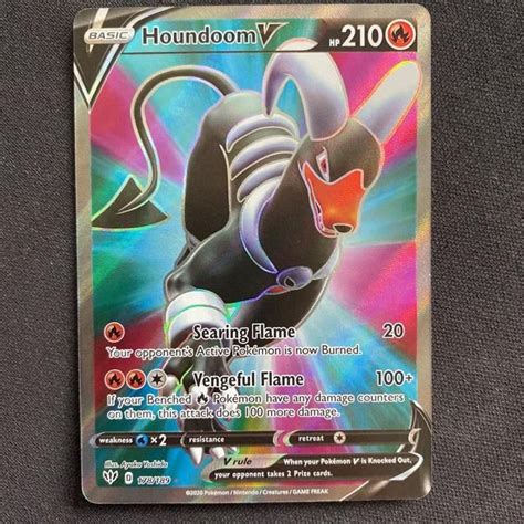 Verified Houndoom V Darkness Ablaze Pokemon Cards Whatnot