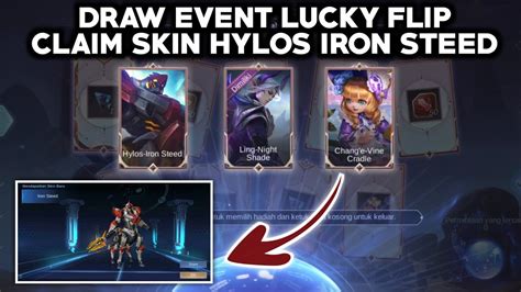 DRAW EVENT LUCKY FLIP CLAIM SKIN EPIC HYLOS IRON STEED REVIEW YouTube