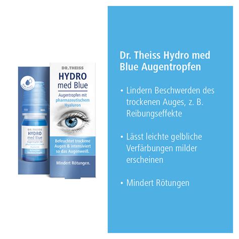 Dr Theiss Hydro Med Blue Augentropfen Milliliter Medpex