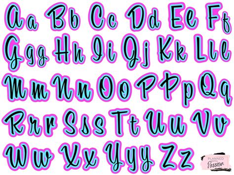 Layered Cursive Font Svg Alphabet Svg Fonts For Cricut Etsy Porn Sex Picture