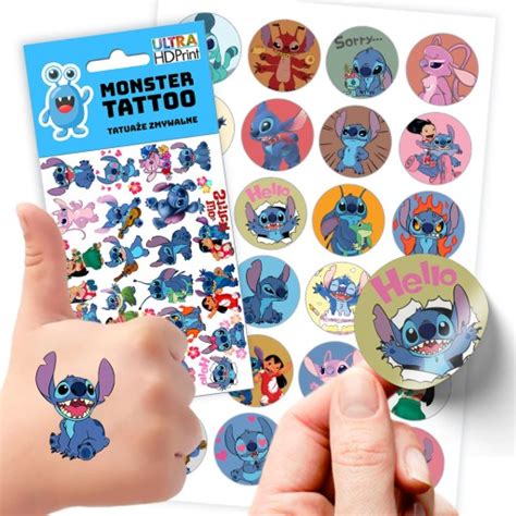 Zestaw Naklejki Tatua E Dla Dzieci Dzieci Ce Stitch Jako