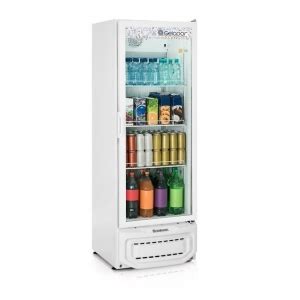 Freezer Refrigerador Expositor Vertical Gelopar 414 Litros Porta De