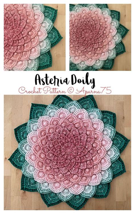 Asteria Doily Crochet Pattern - Crochet & Knitting | Free mandala ...