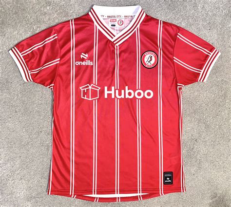 New Season Bristol City Home Football Shirt Sponsored By Huboo