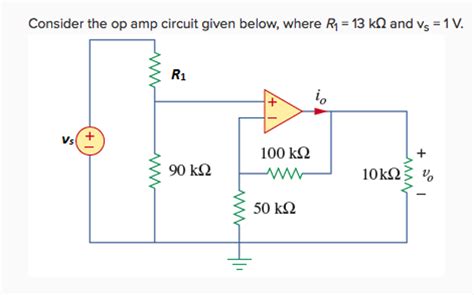 Solved Consider The Op Circuit Given Below Where R 1 Chegg