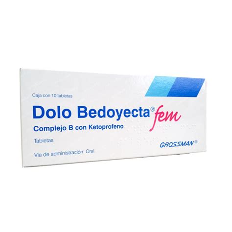 Dolo Bedoyecta Fem Mg C Tabletas Farmapronto