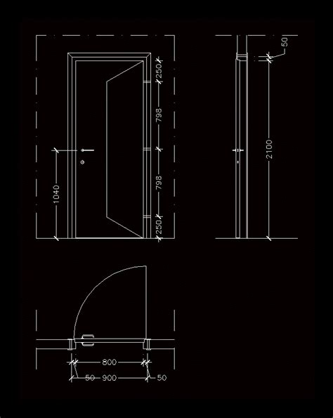 Puertas En Planta Autocad Image To U