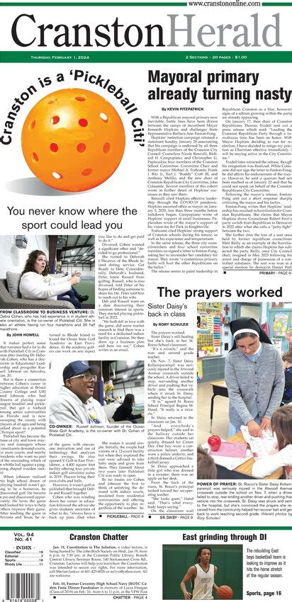 Cranston Herald February E Edition Cranston Herald