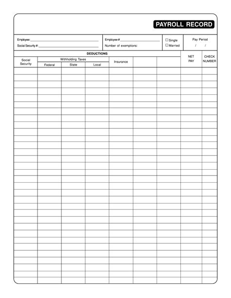 Create Fillable Payroll Template Form And Cope With Bureaucracy