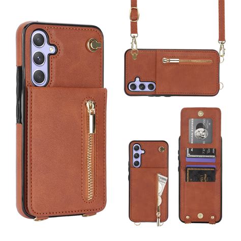 Samsung Galaxy A54 Hoesje Solidenz Fashion Wallet Met Koord Back