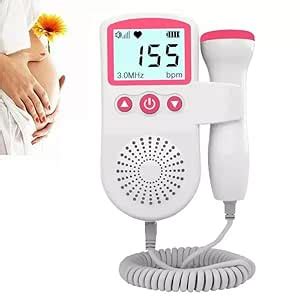 Ajuk Portable Handheld Fetal Doppler Baby Heart Rate Detection