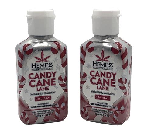 Hempz Candy Cane Lane Body Moisturizer Lotion 17 Oz Limited Holiday