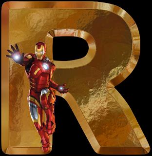 Abecedario Con Iron Man Iron Man Alphabet Oh My Alfabetos