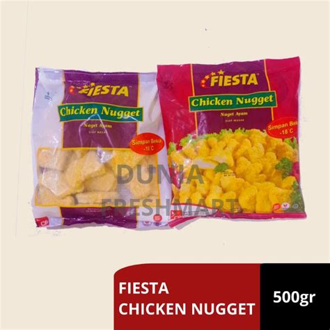 Jual Fiesta Chicken Nugget Kemasan Putihmerah 500gram Daging Ayam