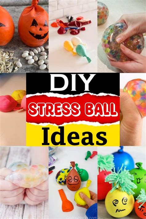 15 DIY Stress Ball Ideas For Relaxation Anywhere - DIYnCrafty