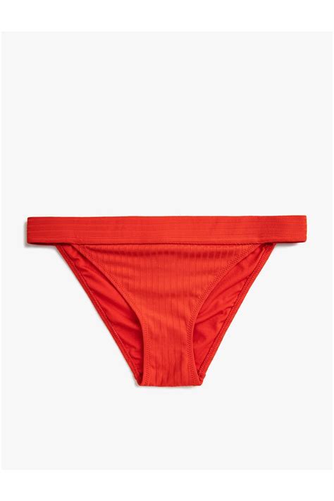 Koton Normal Bel Bikini Alt Çizgili Fiyatı Yorumları Trendyol