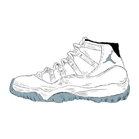 How To Draw The Air Jordan 11 Xi Step By Step Tutorial Easy 48 Off