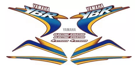 Kit Adesivo Faixa Yamaha Ybr 125 2000 Vermelha Jotaesse MercadoLivre