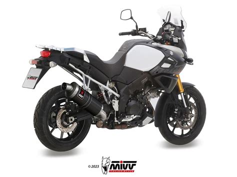 S Lekb Terminale Mivv Dakar Acciaio Inox Nero Suzuki V Strom