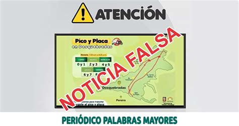 Dosquebradas Aún No Ha Implementado Medida De Pico Y Placa Periódico Palabras Mayores