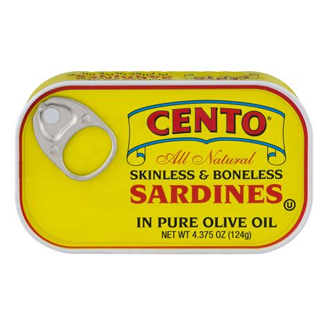 Cento Skinless Boneless Sardines In Olive Oil Oz Walmart