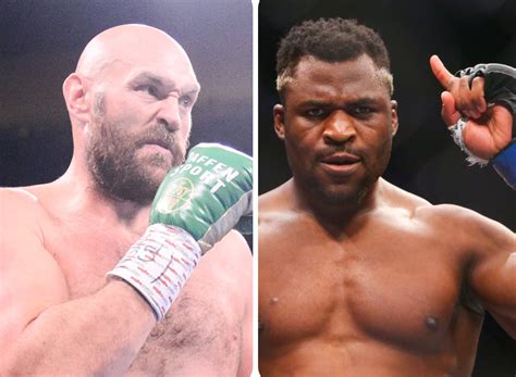 Un combat de boxe entre Francis Ngannou et Tyson Fury cette année