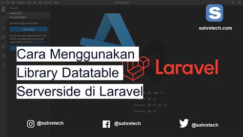 Cara Menggunakan Library Datatable Serverside Di Laravel Sahretech