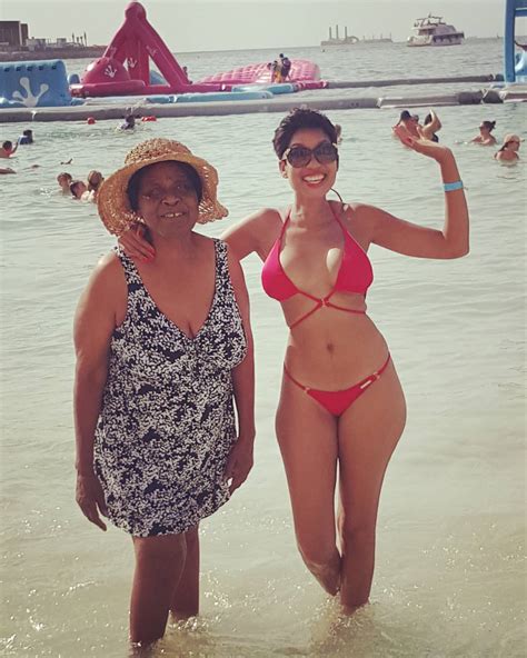 39 Year-old Kgomotso Christopher Flaunts Her Sizzling Bikini Bod In Dubai!