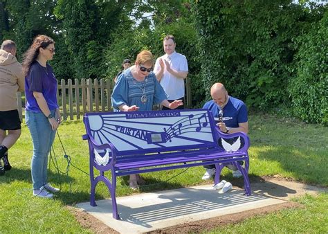 Talking Bench Created At Higham Recreation Ground In Memory Of