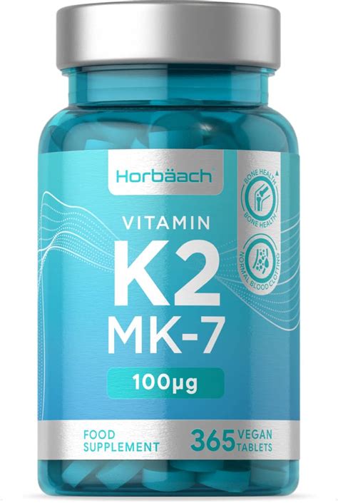 Vitamin K Mk Mcg Vegan Tablets High Strength Menaquinone