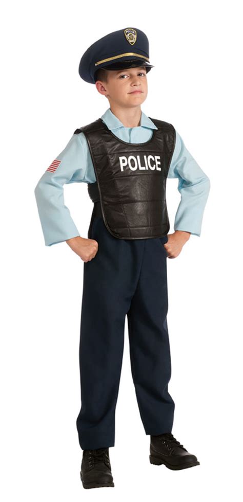 Kids Deluxe Police Officer Costume : Costumes Life