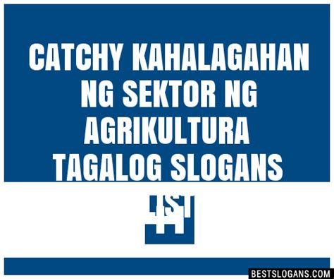 Catchy Kahalagahan Ng Sektor Ng Agrikultura Tagalog Slogans Hot Sex Picture