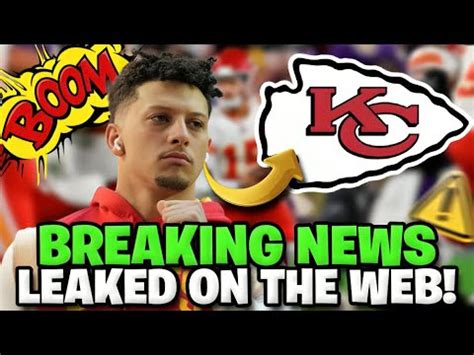 EXCLUSIVE EXCLUSIVE UPDATE ON KANSAS CITY CHEFS KANSAS CITY CHIEFS