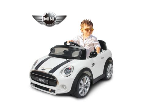 Mini Cooper Voiture électrique Enfants à Partir De 37 Mois 2 Moteurs 6 V 25 5 Kmh Phares