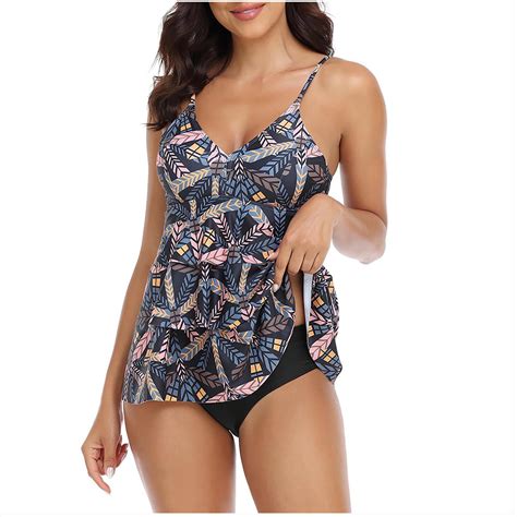 Tawop Tankini Bathing Suits For Women With Shorts Fashion Women Sexy