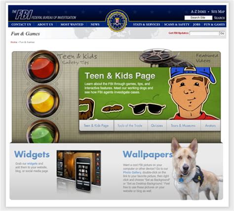 FBI — New FBI Website